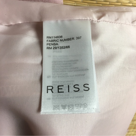 REISS PINK BODY CON DRESS PENSA SEAM BARBIECORE Size 2 - Picture 11 of 13